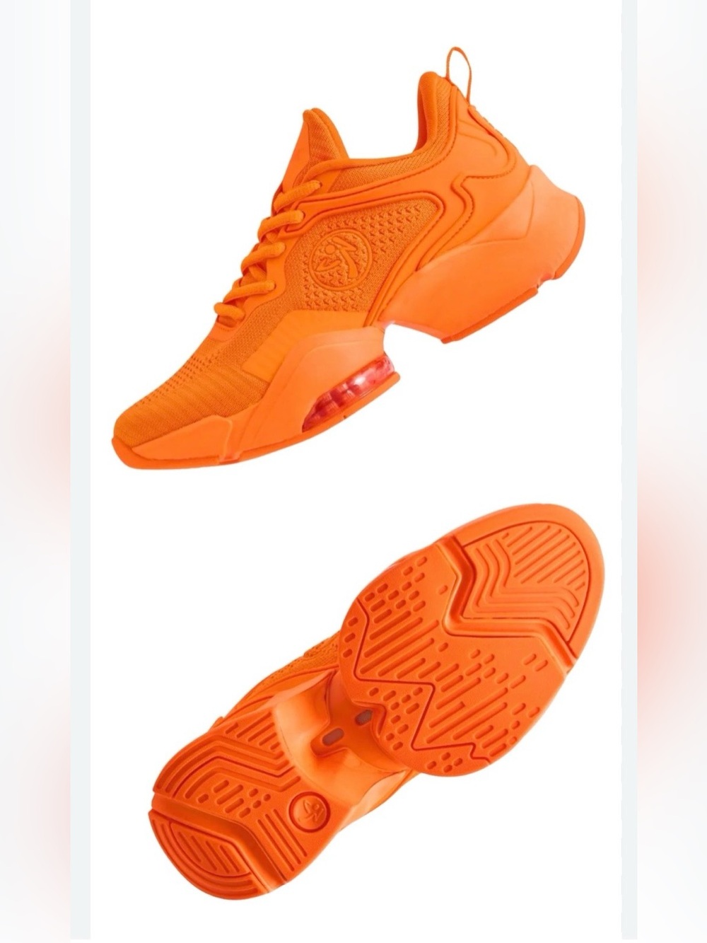 Zumba Fitness Orange Women's Dance Sneakers
